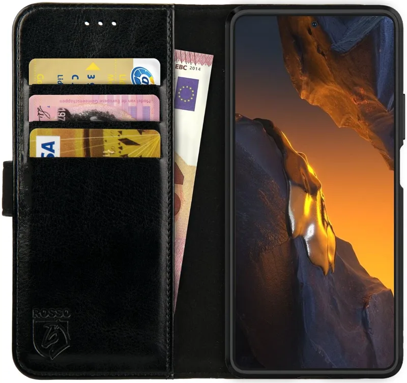 Κόκκινο Element PU Θήκη Πορτοφόλι Xiaomi Poco F5 - Black (8719246401183)