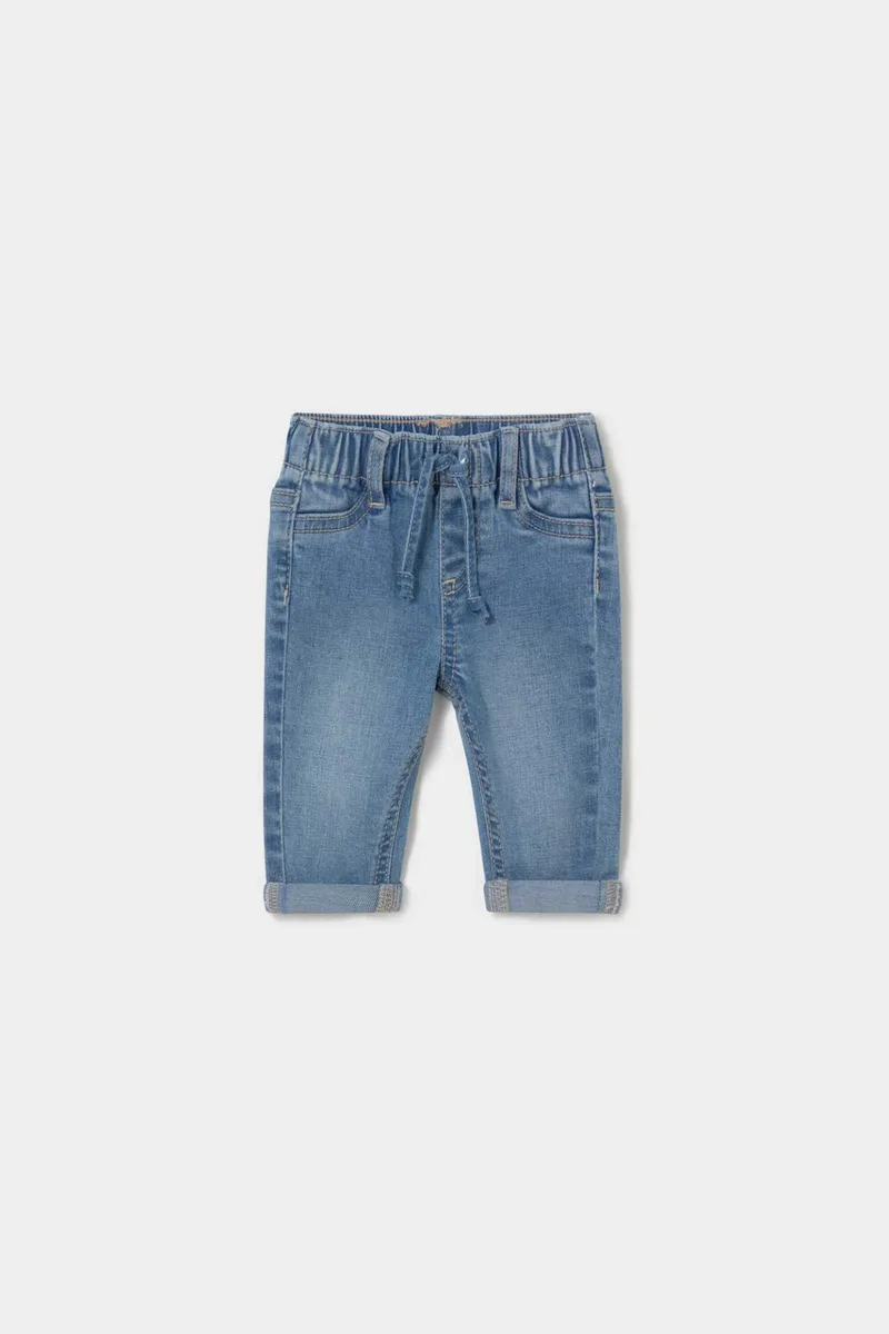 Mayoral βρεφικό τζιν παντελόνι - 596-S26 Denim Blue Σκούρο