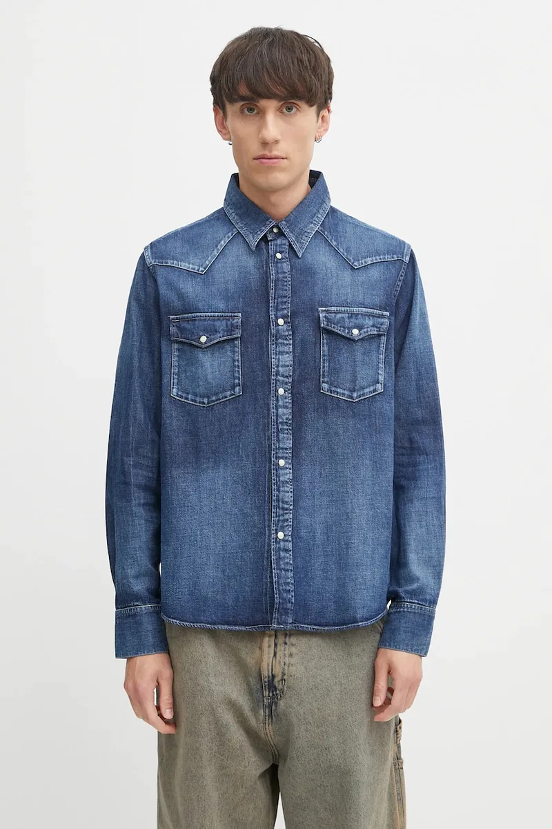 Τζιν πουκάμισο Visvim social sculpture shirt