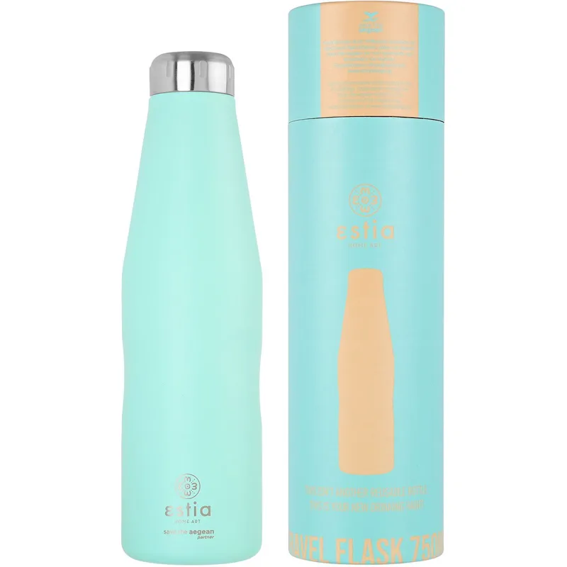 Μπουκάλι Θερμός 750ml Estia Save The Aegean Bermuda Green