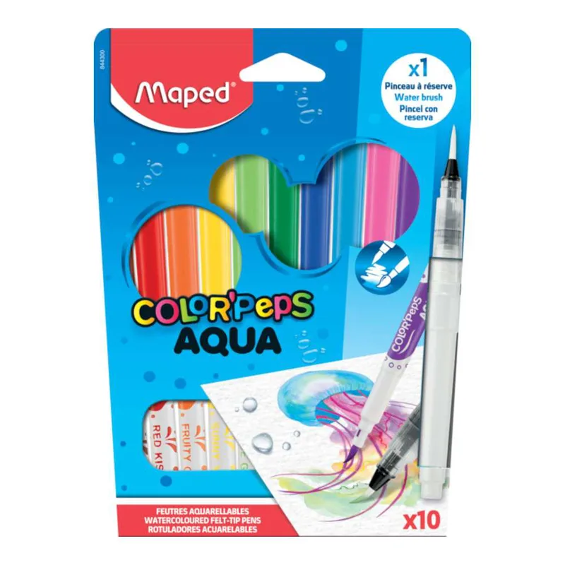Maped Mαρκαδόροι Color Pep's Water Brush 10 +1