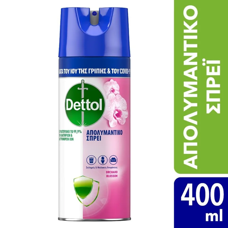 Dettol Απολυμαντικό Spray Orchard Blossom 400ml