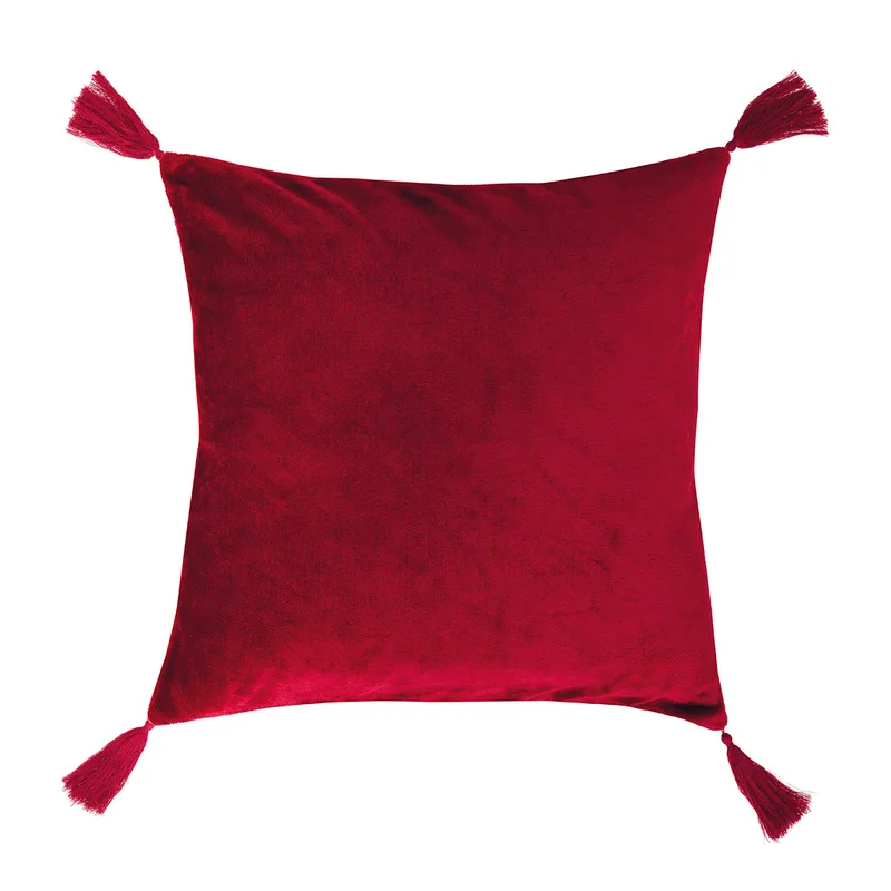 Διακοσμητικό Μαξιλάρι Βελουτέ (50x50) Kentia Stylish Ivanna 05 Bordeaux