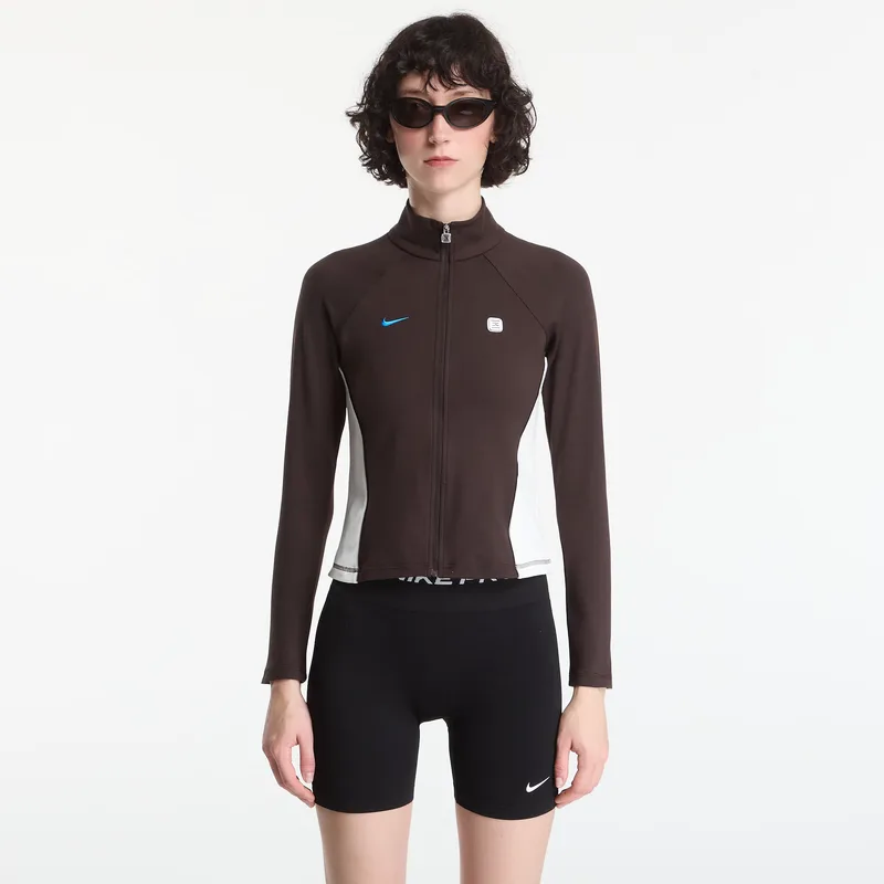 Φούτερ Nike Sportswear Women's Full-Zip Long-Sleeve Top Velvet Brown/ Sail L