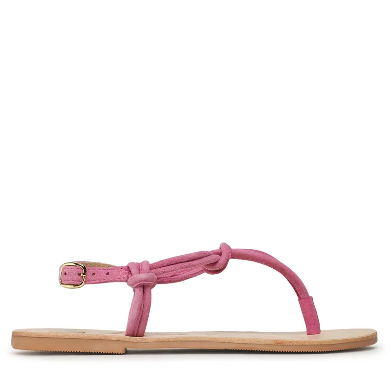 Σανδάλια Manebi Suede Leather Sandals V 1.8 Y0 Ροζ