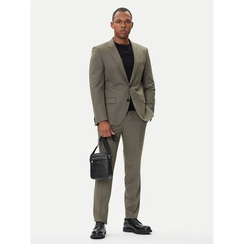 Τσαντάκι Calvin Klein Raised Reporter LV04D3160G Μαύρο