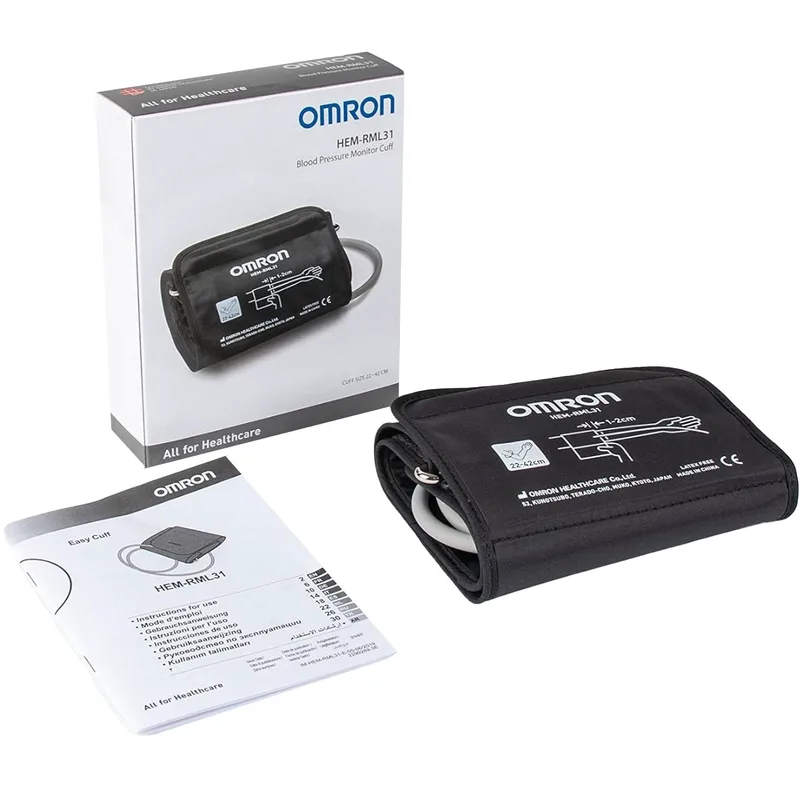 Omron Blood Pressure Cuff 22-42cm Ανταλλακτικό Περιβραχιόνιο για Πιεσόμετρα Μπράτσου Omron HEM-RML31, 1 Τεμάχιο