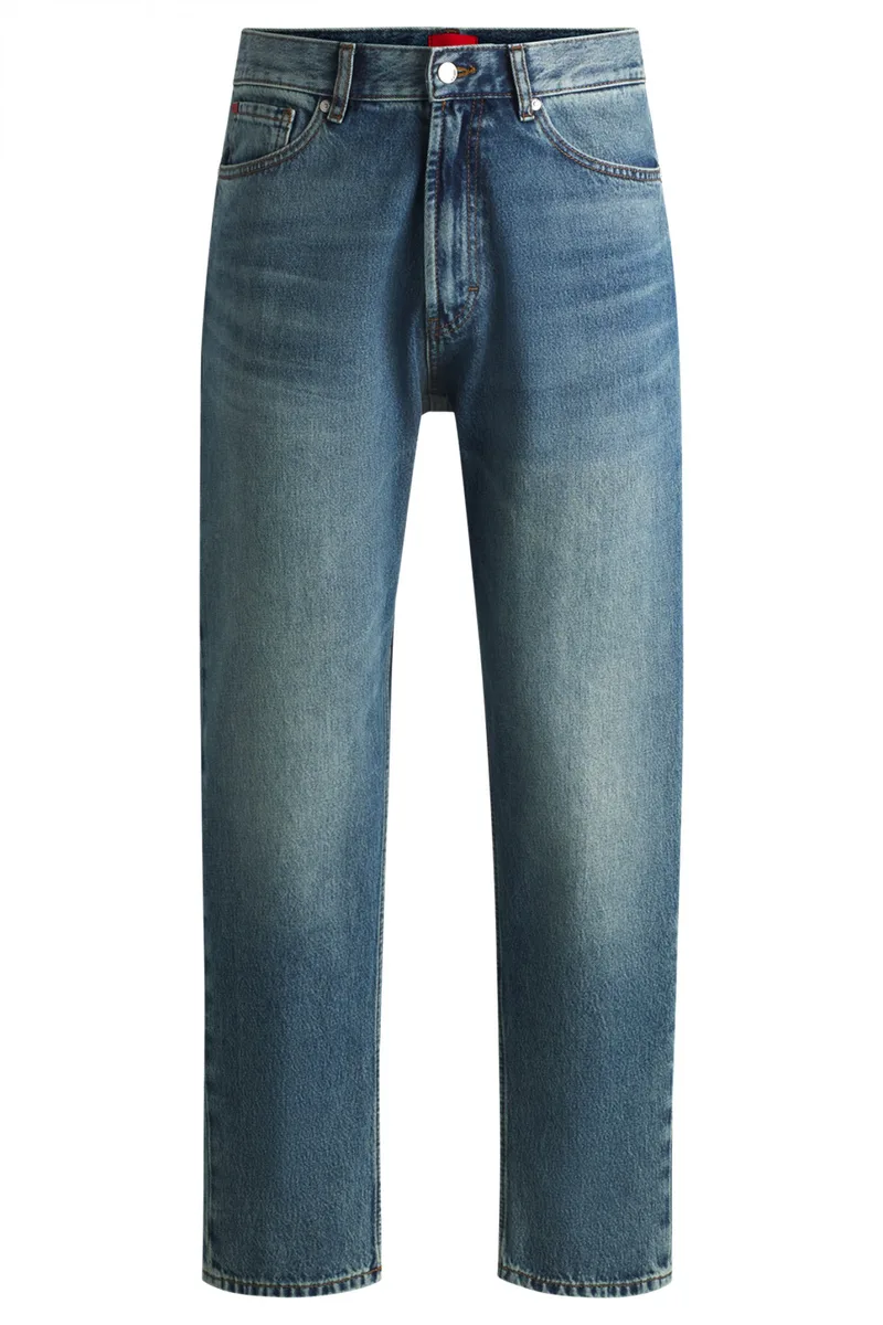 HUGO ΠΑΝΤΕΛΟΝΙ JEANS 838 TAPERED FIT ΑΝΟΙΧΤΟ ΜΠΛΕ