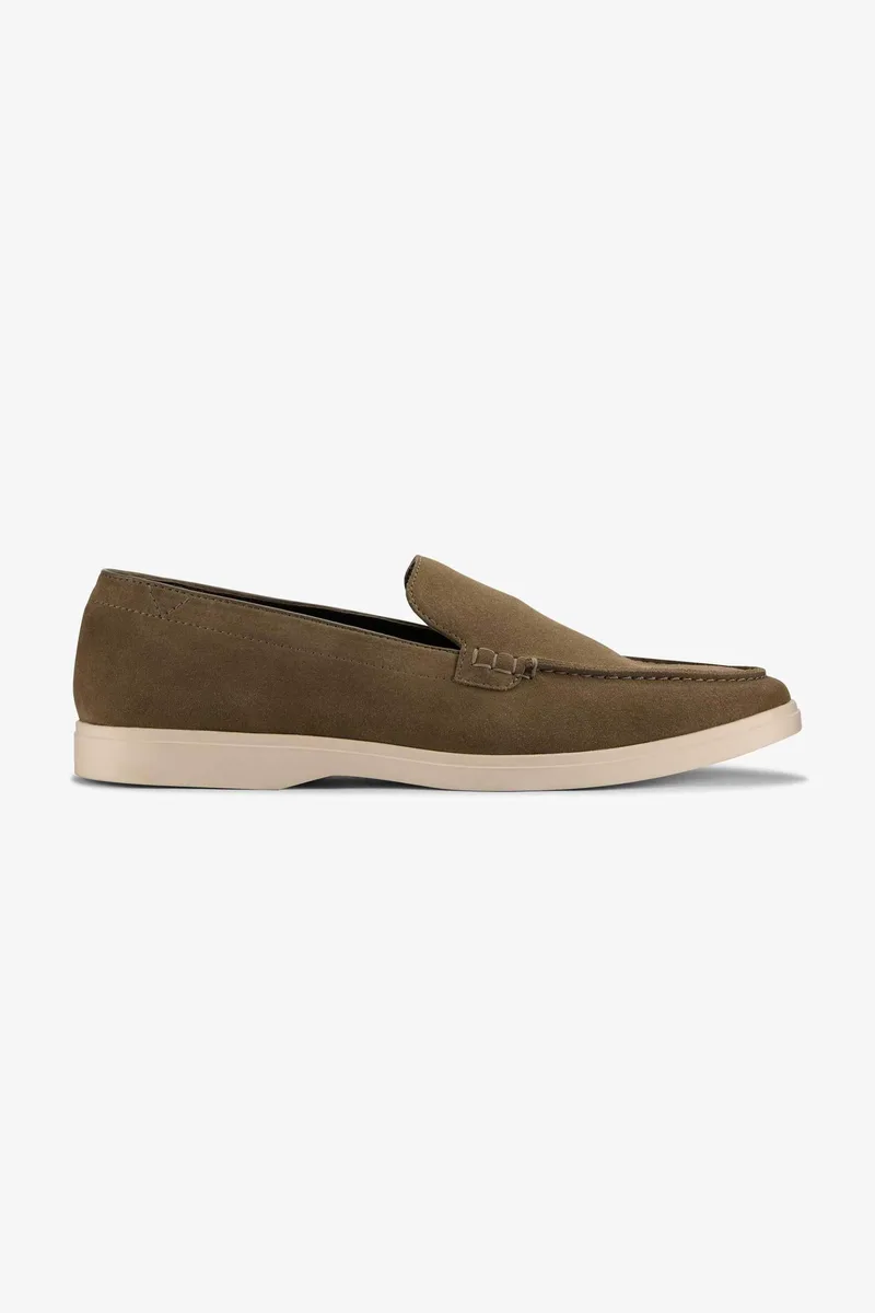 Clarks ανδρικά suede μοκασίνια "Torford Easy" - 26176203 Λαδί