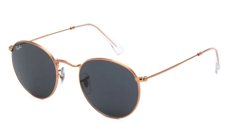 RAY BAN ΓΥΑΛΙΑ ΗΛΙΟΥ RAY BAN ROUND METAL 3447 9202R5 5021 3447 Καφέ