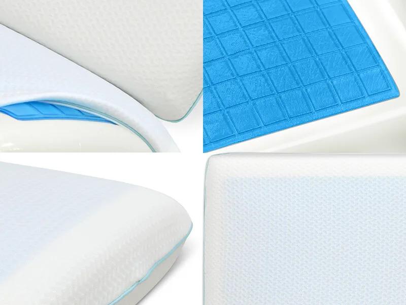 Μαξιλάρι Ύπνου Memory Foam Cool Gel Γαρύφαλλο 40x60+12