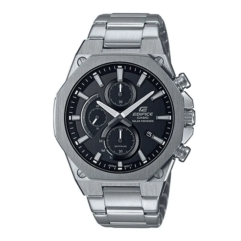 CASIO Edifice Solar Silver Stainless Steel Bracelet EFS-S570D-1AUEF