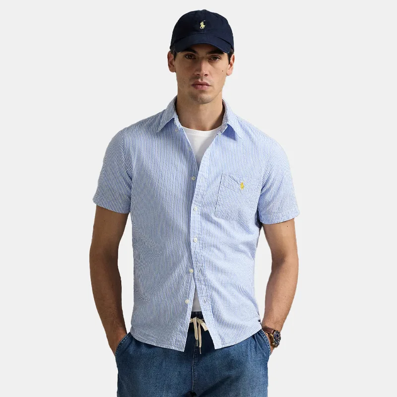 Polo Ralph Lauren Classics 10/16 Custom Fit Ανδρικό Κοντομάνικο Πουκάμισο (9000219869_84425)