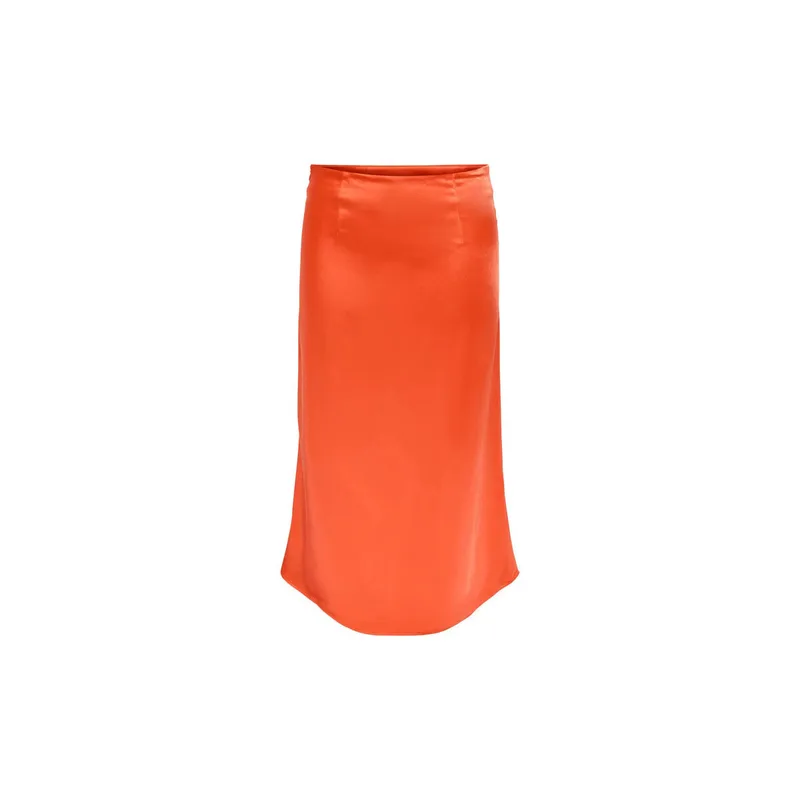 Μίντι φούστες Only ONLMAYRA SATIN HIGH WAIST MIDI SKIRT WOMEN