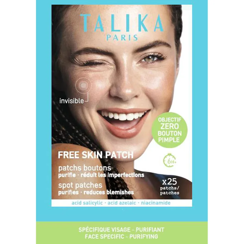 Talika Free Skin Face Patch Αόρατο Επίθεμα για την Κάλυψη - Καταπράυνση των Ατελειών Ακμής 25 Τεμάχια