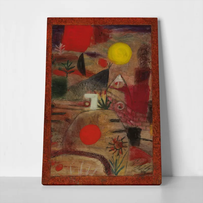 Πινακας σε καμβά PAUL KLEE - CEREMONY AND SUNSET