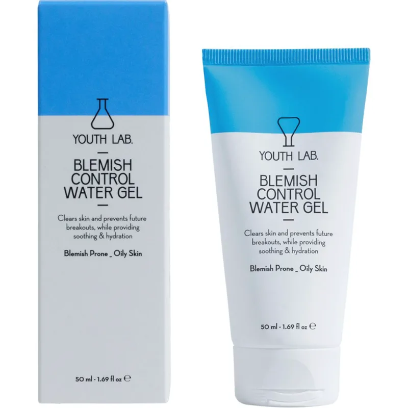 Youth Lab Blemish Control Water Gel Ενυδατικό Gel Προσώπου για Αντιμετώπιση & Κάλυψη των Ατελειών, Κατάλληλο για Μικτές - Λιπαρές με Τάση Ακμής Επιδερμίδες 50ml