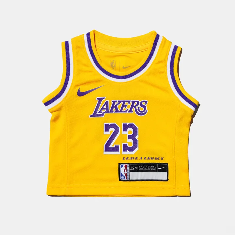 Nike Nba Kids La Lakers Lebron James Icon Edition Swingman Βρεφική Μπασκετική Φανέλα (9000176886_29154)
