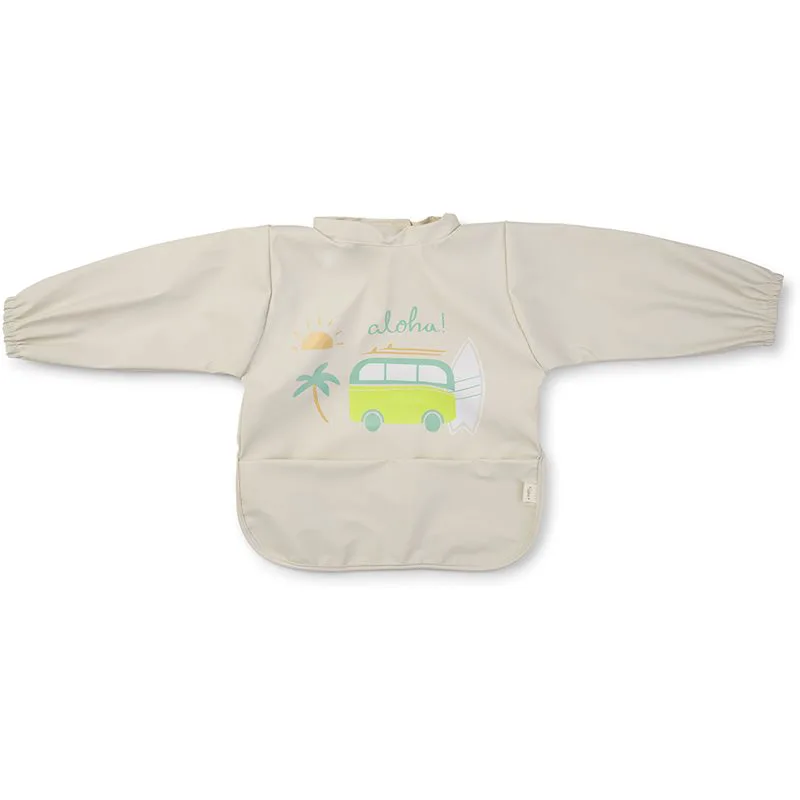 Saro Baby Waterproof Bib with Sleeves σαλιάρα Aloha 1 τμχ