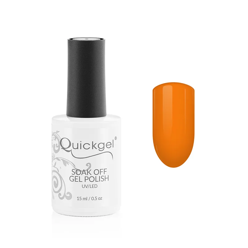 Quickgel Ημιμόνιμο Βερνίκι - No 307 Sunset Flame - 15mL