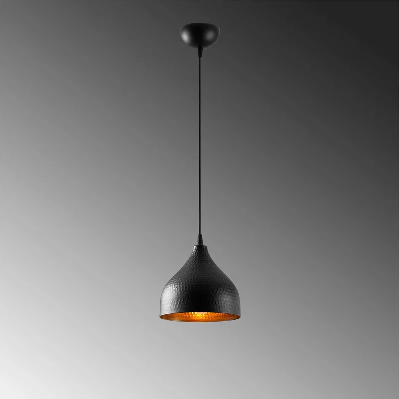 Φωτιστικό Οροφής Μονόφωτο A-G Tattoo 584TTM1274 Black