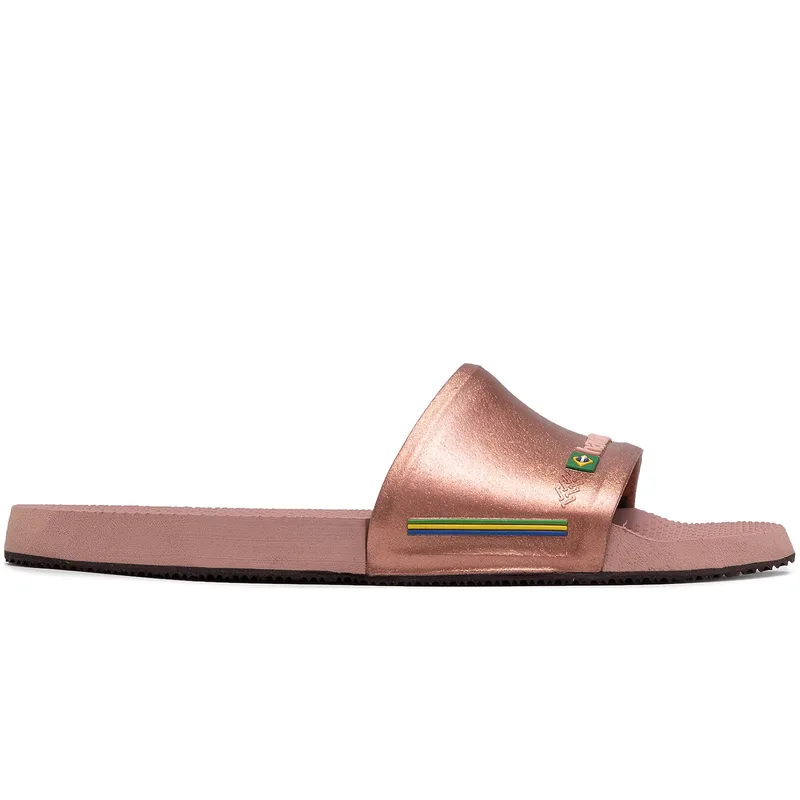 Havaianas W Slide Brasil FC (4142616-6459 Ροζ Crocus)