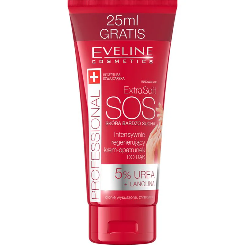 Eveline Cosmetics Extra Soft SOS κρέμα χεριών για ξηρή επίπονη επιδερμίδα 100 ml