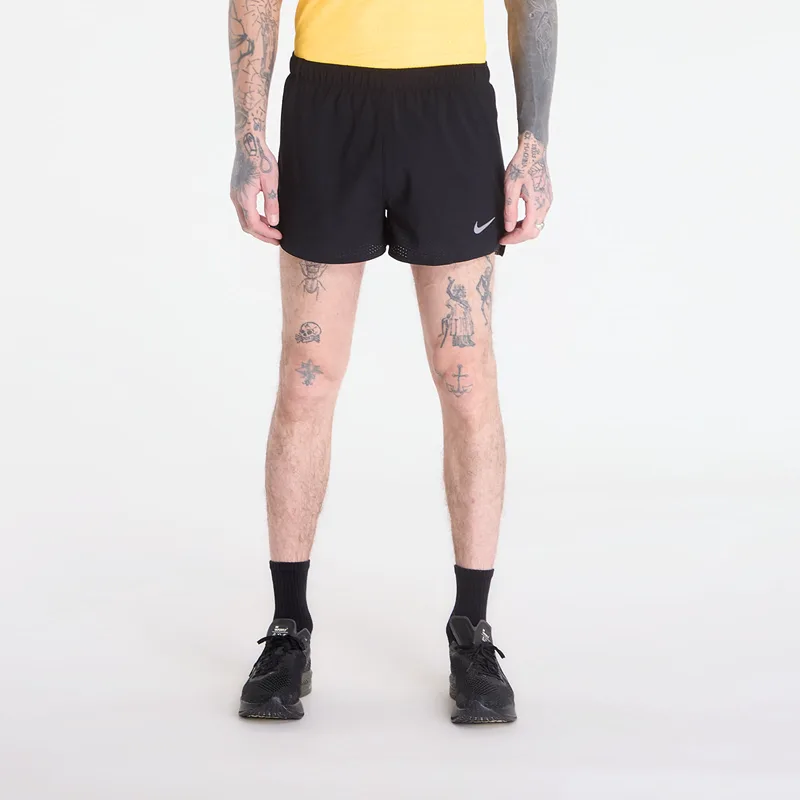 Σορτς Nike Fast Men's Dri-FIT 3" Brief-Lined Running Shorts Black/ Black/ Reflective Silv M