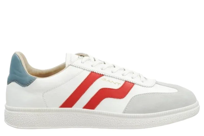 Sneaker Gant Cuzmo Δερμάτινο 28631482-G238-WHITE-RED Ανδρικό