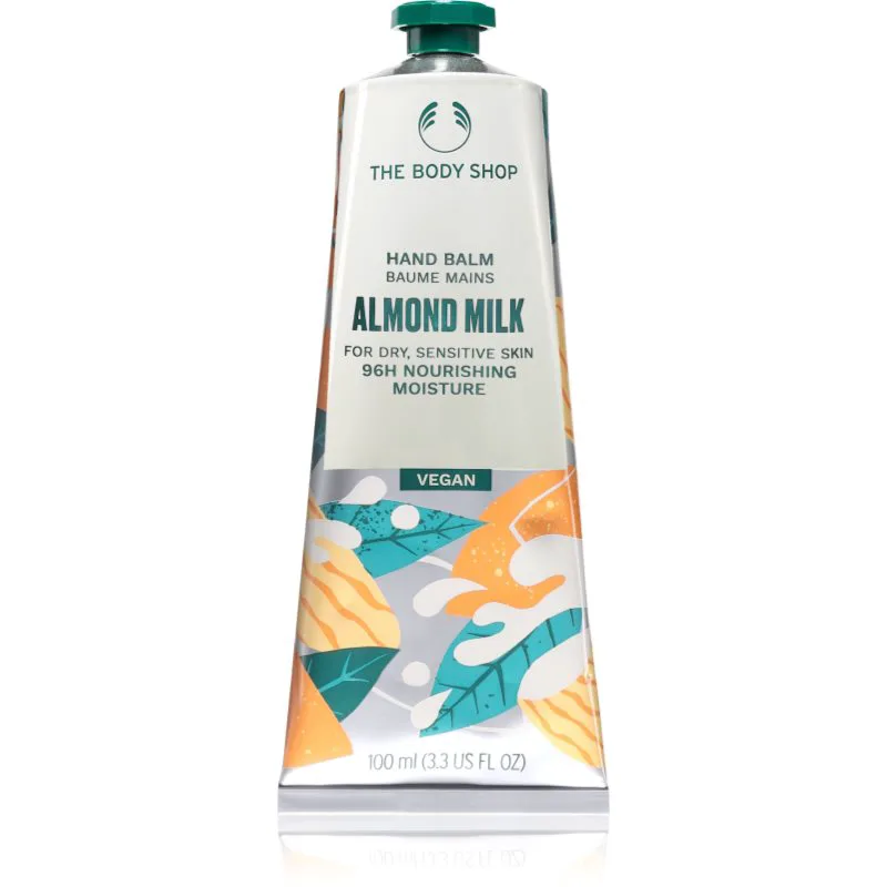 The Body Shop Almond Milk Hand Balm κρέμα για τα χέρια με γάλα αμυγδάλου 100 ml