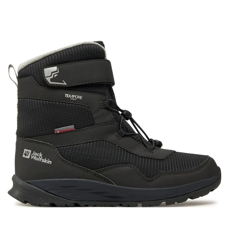 Μπότες Χιονιού Jack Wolfskin Polar Bear-B Texapore High Vc K A62145 Μαύρο
