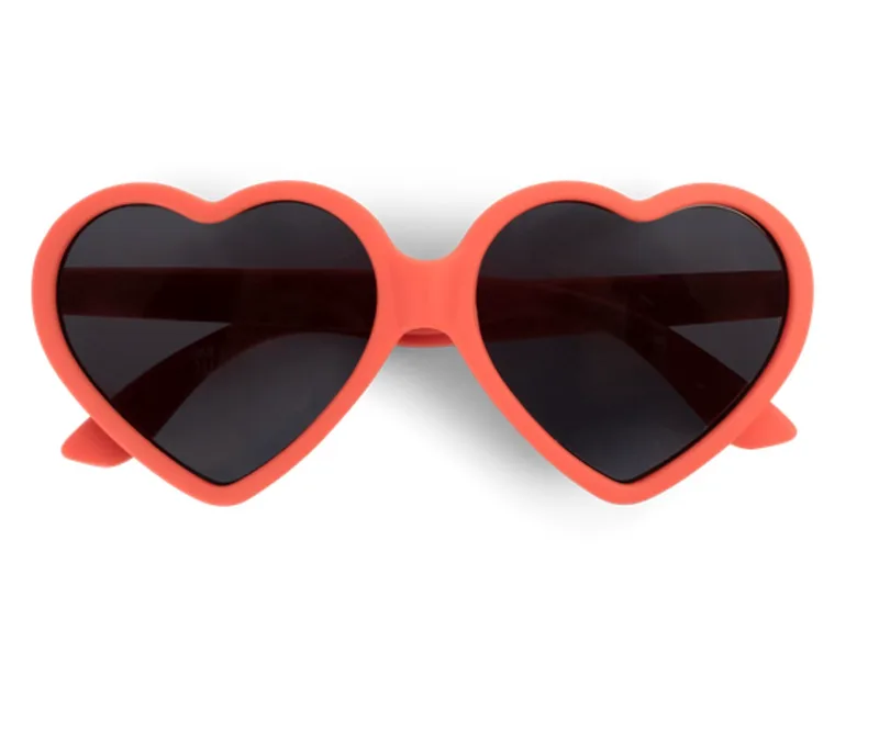 Filibabba Kids Sunglasses - Heart - Warm Red