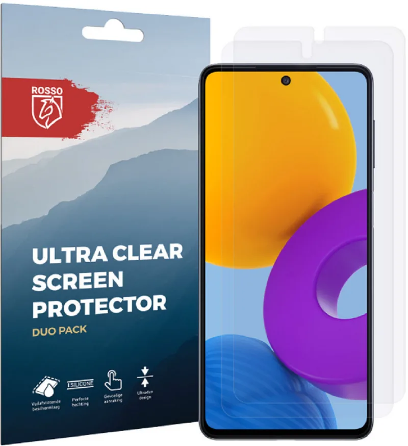 Κόκκινο Ultra Clear Screen Protector - Μεμβράνη Προστασίας Οθόνης - Samsung Galaxy M52 5G - 2 Τεμάχια (8719246342516)