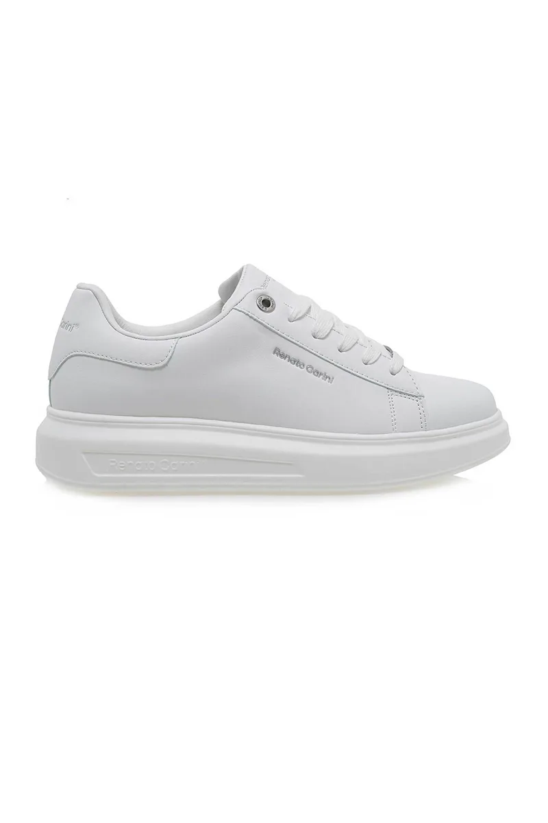 Renato Garini ανδρικά sneakers με ανάγλυφο λογότυπο - W57007213651 Λευκό