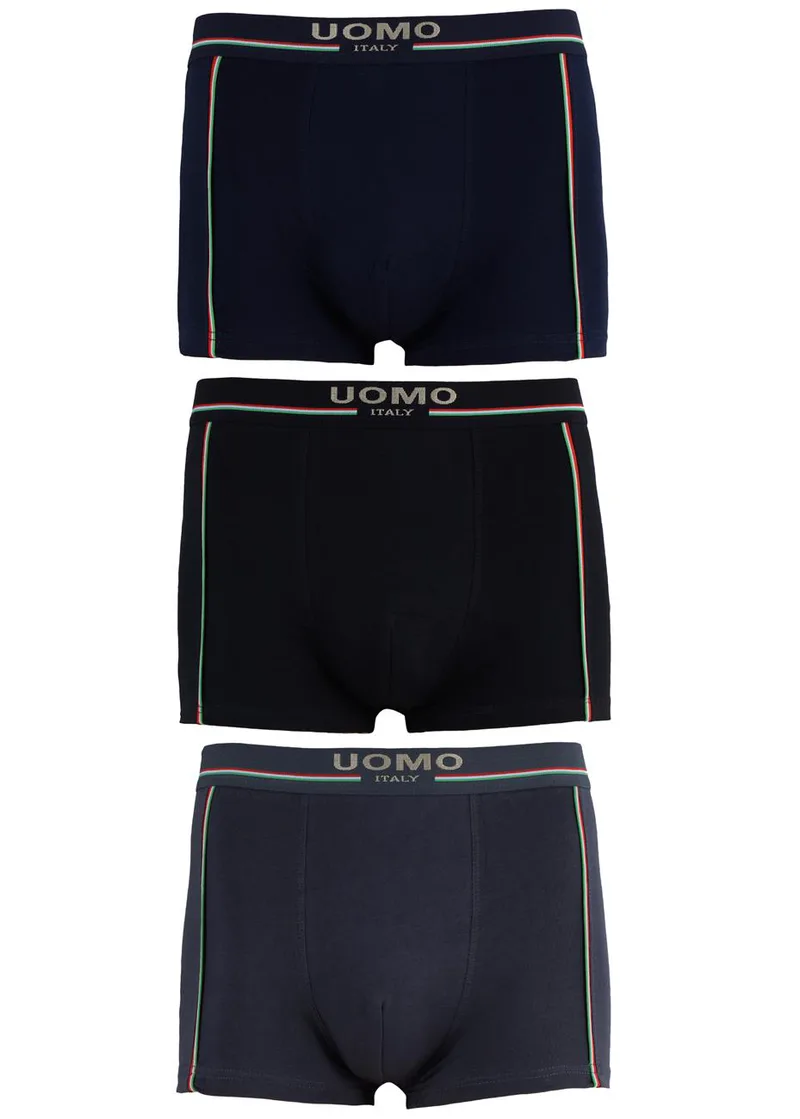 Boxer αντρικό εξωτερικό λάστιχο 3pack MULTI COLOUR