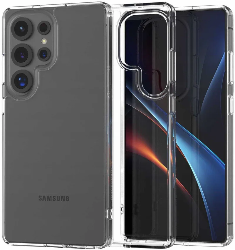 Θήκη Samsung Galaxy S25 Ultra Spacecase Clear Case Σκληρή Διάφανη 1mm - Transparent (5905719114046)