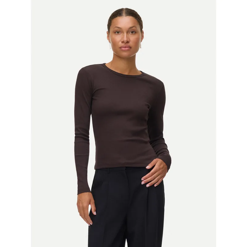 Vero Moda Τοπ Chloe 10306897 Καφέ Slim Fit