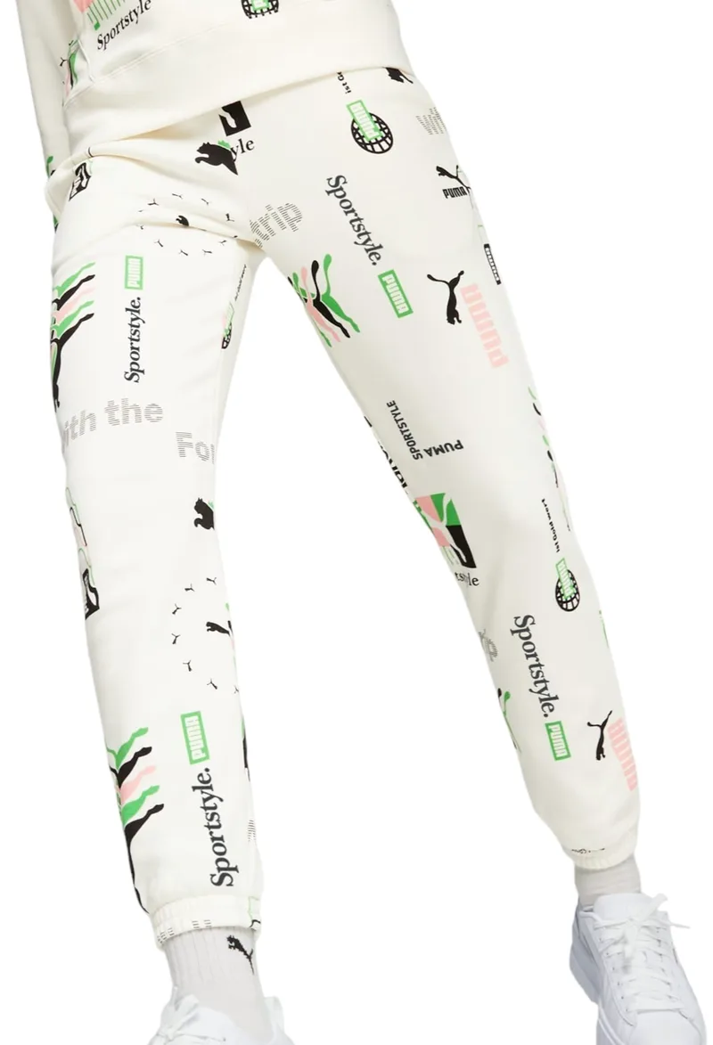 Παντελόνι Υφασμάτινο Puma Classics Brand Love AOP Sweatpants TR 621386-65 Γυναικείο