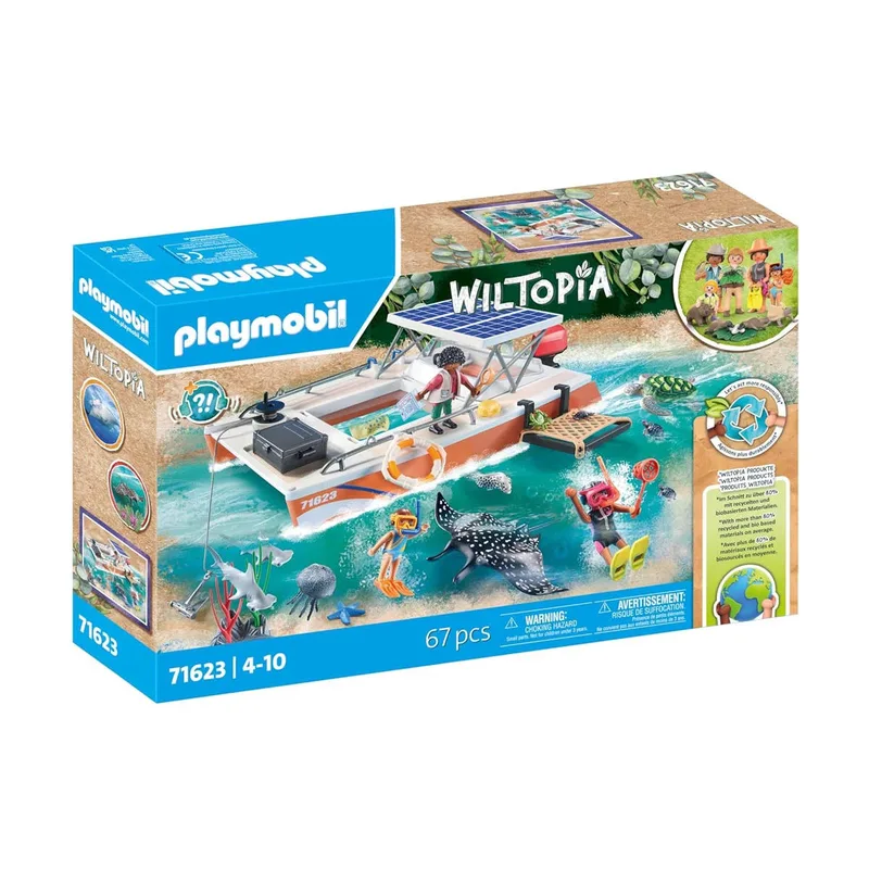 Playmobil Wiltopia - Πλωτό Εργαστήριο Υποθαλάσσιων Ερευνών 71623
