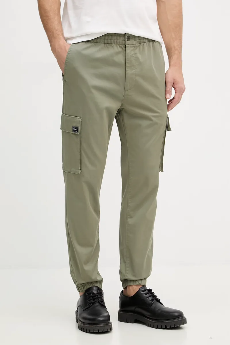 Calvin Klein Jeans Παντελόνι cargo ανδρικό βαμβακερό με ελαστάνη