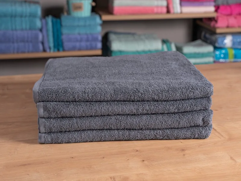 Πετσέτα Πισίνας ξενοδοχείου cozycotton (80x160) 450 γρ/μ² Αντιχλώριο Grey