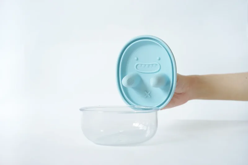 Monchi Finger Snack Bowl - Powder Blue