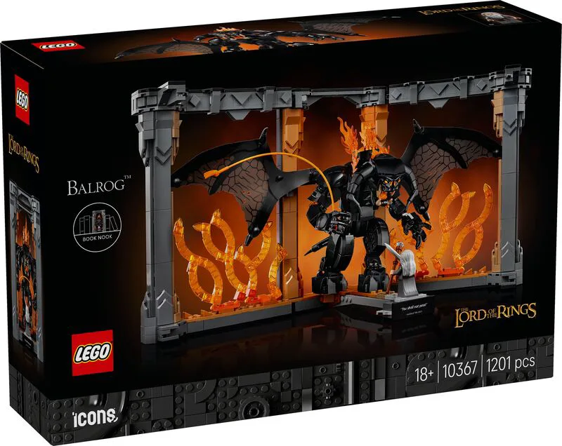 LEGO® Icons The Lord Of The Rings: Balrog Book Nook (10367)