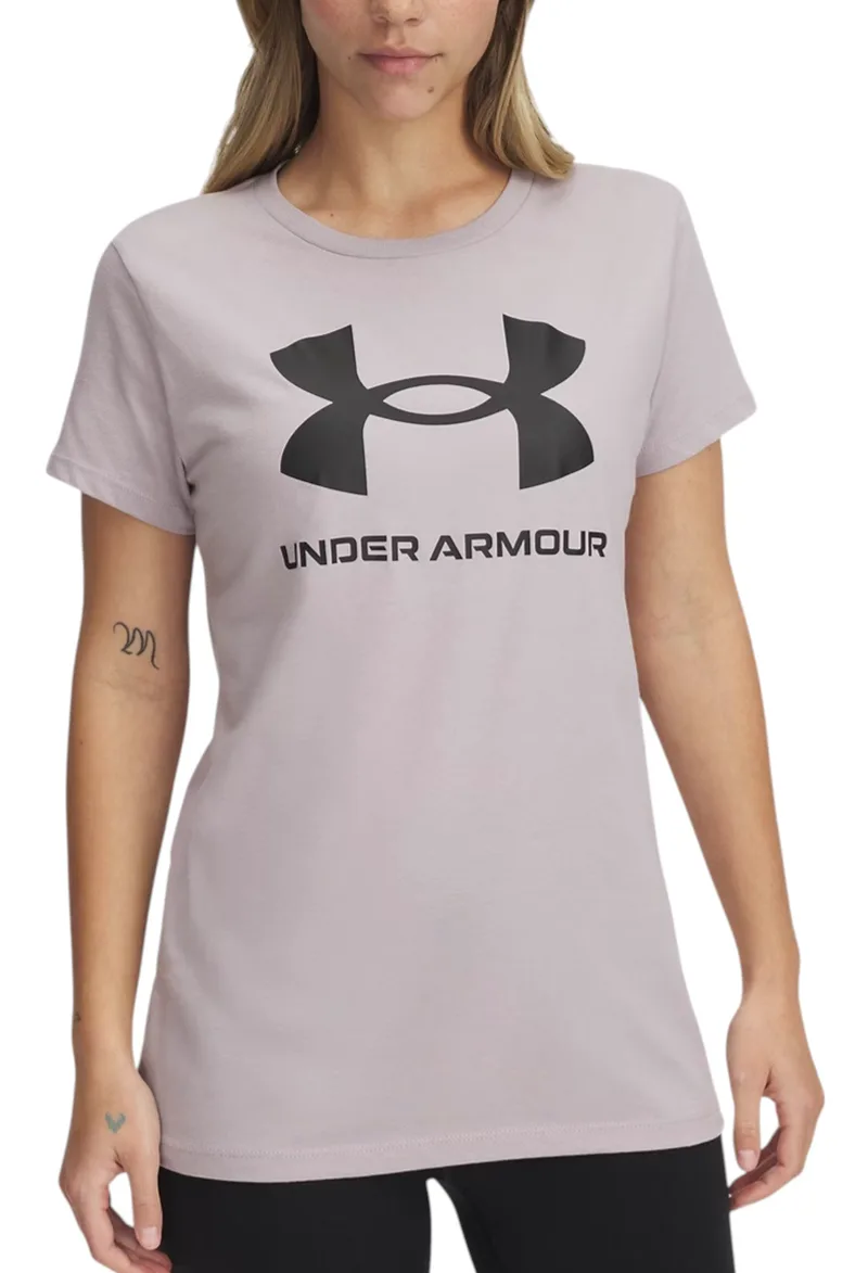 Μπλούζα Κοντομάνικη Under Armour Sportstyle Logo 1356305-009 Γυναικείο