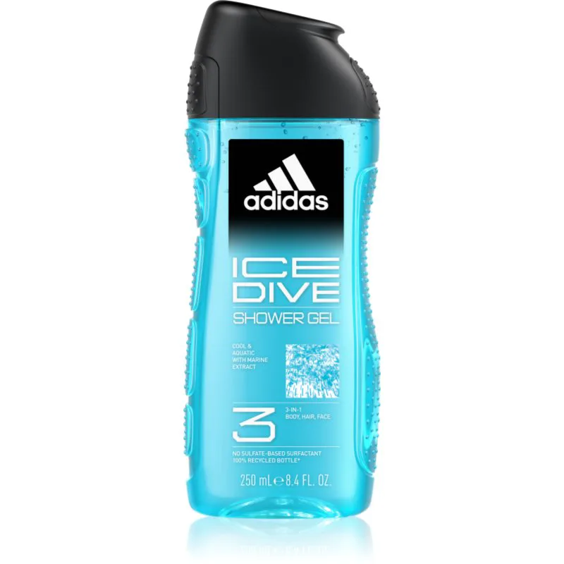 Adidas Ice Dive τζελ για ντους για άντρες 250 ml