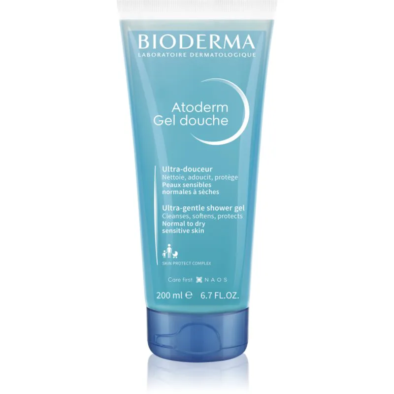 Bioderma Atoderm Gel απαλό τζελ για ντους για ξηρό και ευαίαισθητο δέρμα 200 ml