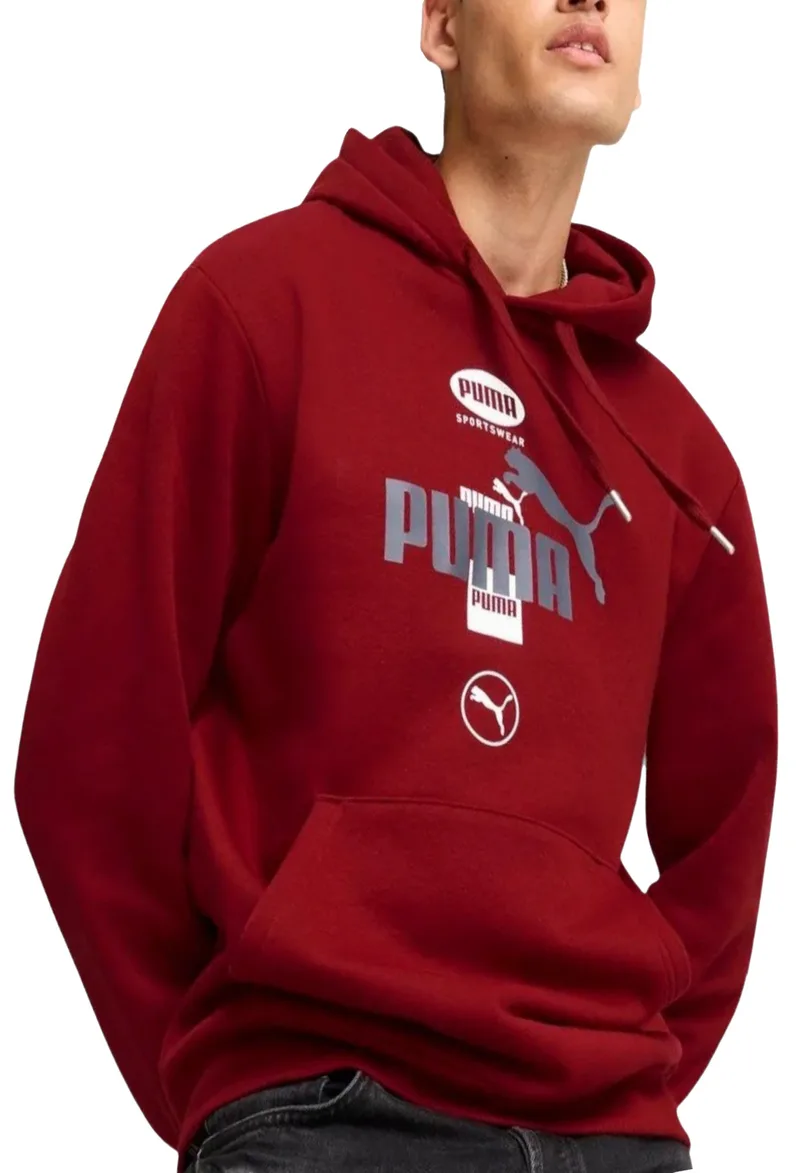 Μπλούζα Μακρυμάνικη Puma Power Graphic Hoodie 681741-13 Ανδρικό