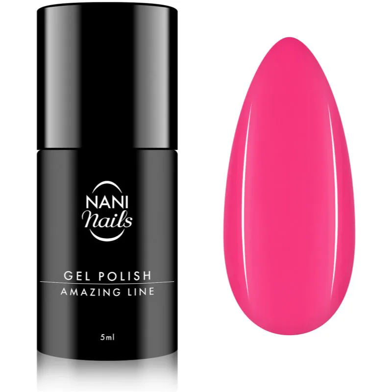 NaniNails NANI Amazing Line τζελ βερνίκι νυχιών απόχρωση Shock Ροζ 5 ml