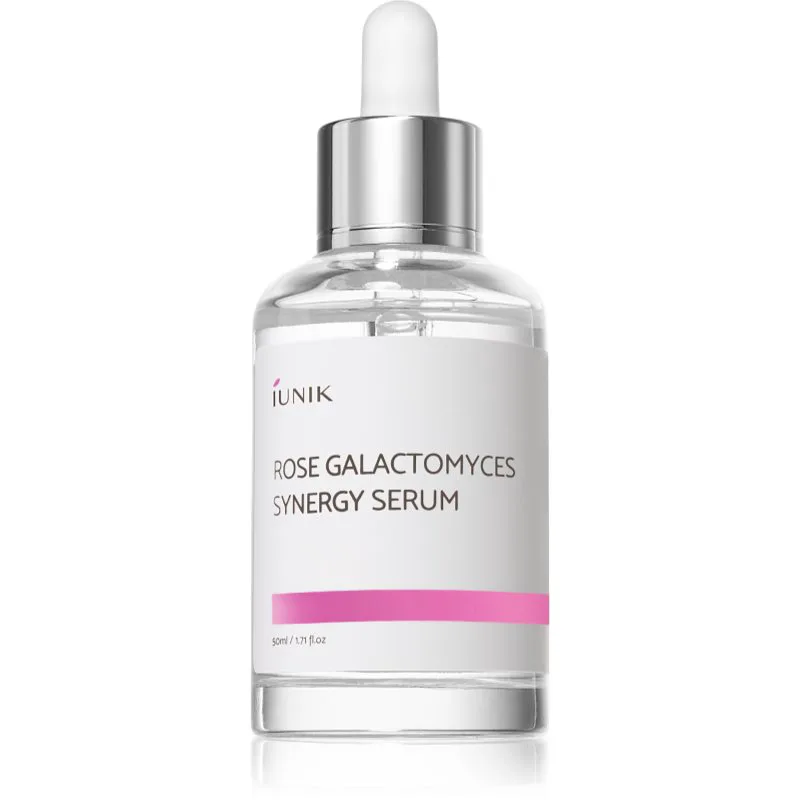 iUnik Rose Galactomyces αναγεννητικός και ενυδατικός ορός για λιπαρή και προβληματική επιδερμίδα 50 ml