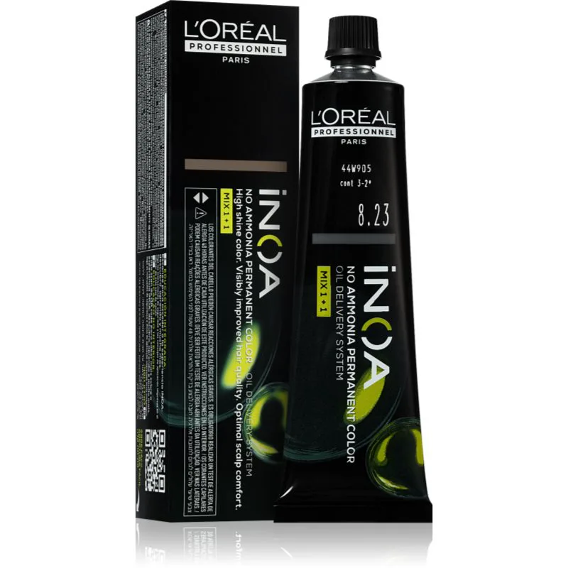 L’Oréal Professionnel Inoa μόνιμη βαφή μαλλιών χωρίς αμμωνία απόχρωση 8.23 60 ml